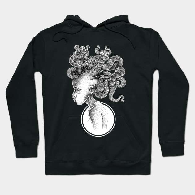 tentacle medusa Hoodie by vasodelirium